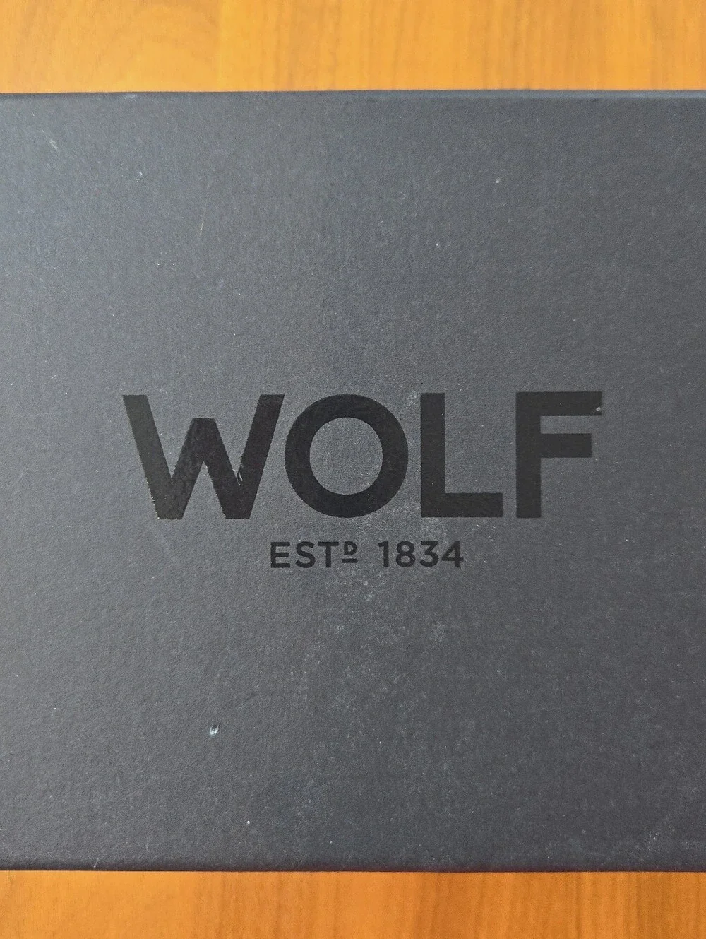 WOLF Caroline Black Quilted Jewelry Travel Box Tassel Zip